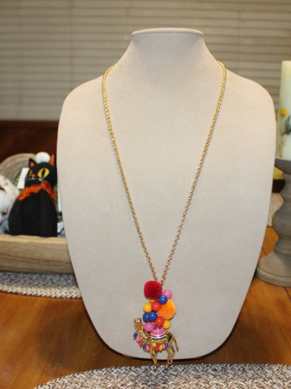 NWT Kate Spade "Spice Things Up" Camel Pendant necklace, ring and earring set! - Picture 5 of 16